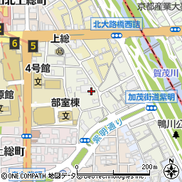 京都府京都市北区小山東花池町周辺の地図