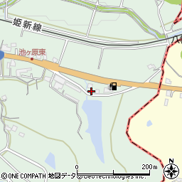 岡山県津山市池ケ原867-7周辺の地図