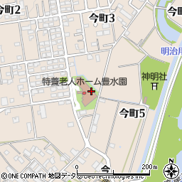 愛知県豊田市今町周辺の地図