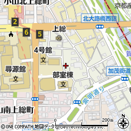 京都府京都市北区小山東花池町2周辺の地図