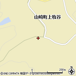兵庫県宍粟市山崎町上牧谷389周辺の地図