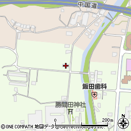 岡山県勝田郡勝央町勝間田861周辺の地図