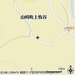 兵庫県宍粟市山崎町上牧谷431周辺の地図