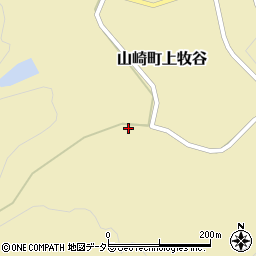 兵庫県宍粟市山崎町上牧谷392周辺の地図