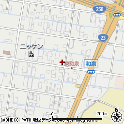 三重県桑名市和泉521-4周辺の地図