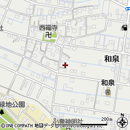 三重県桑名市和泉57周辺の地図