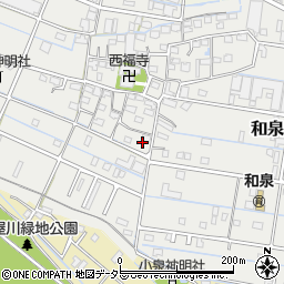 三重県桑名市和泉43周辺の地図