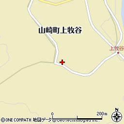 兵庫県宍粟市山崎町上牧谷344周辺の地図