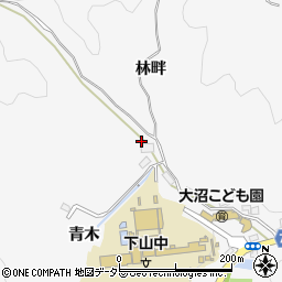愛知県豊田市大沼町林畔周辺の地図