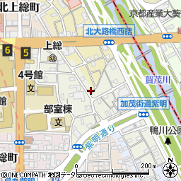 京都府京都市北区小山東花池町17周辺の地図