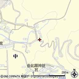 静岡県伊豆の国市中117周辺の地図