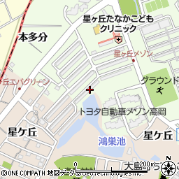 〒473-0937 愛知県豊田市西岡町星ケ丘の地図