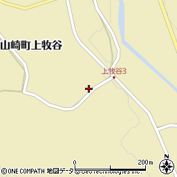 兵庫県宍粟市山崎町上牧谷250周辺の地図