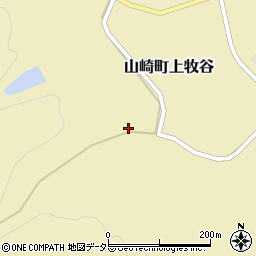 兵庫県宍粟市山崎町上牧谷395周辺の地図