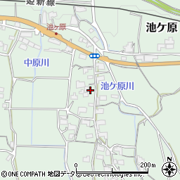 岡山県津山市池ケ原112周辺の地図