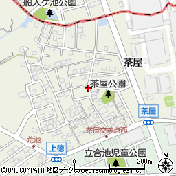 愛知県大府市共和町茶屋周辺の地図