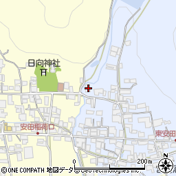 兵庫県多可郡多可町中区東安田678周辺の地図