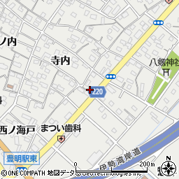 愛知県豊明市阿野町奥屋89-4周辺の地図