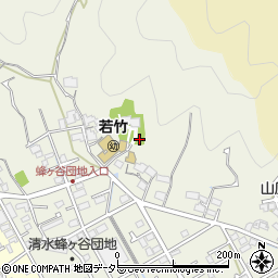 静岡県静岡市清水区蜂ヶ谷417周辺の地図