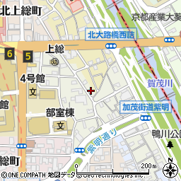 京都府京都市北区小山東花池町16周辺の地図