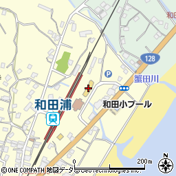 道の駅和田浦ＷＡ・Ｏ！周辺の地図