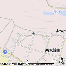 三重県四日市市西大鐘町1474周辺の地図