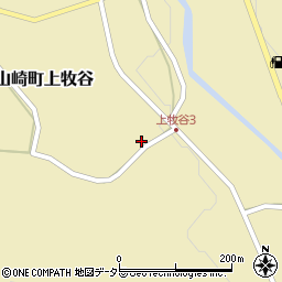 兵庫県宍粟市山崎町上牧谷244-1周辺の地図