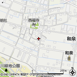 三重県桑名市和泉44周辺の地図