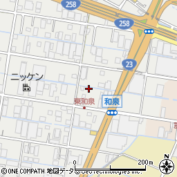 三重県桑名市和泉517周辺の地図