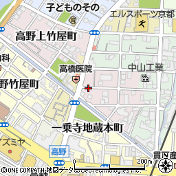 京都府京都市左京区一乗寺大新開町周辺の地図
