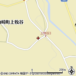 兵庫県宍粟市山崎町上牧谷245周辺の地図
