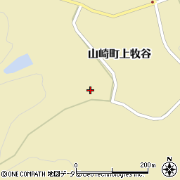 兵庫県宍粟市山崎町上牧谷396周辺の地図