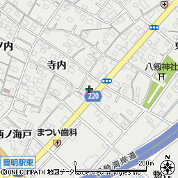 愛知県豊明市阿野町奥屋89周辺の地図