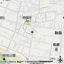 三重県桑名市和泉46周辺の地図