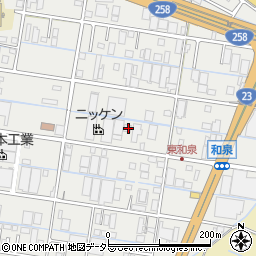 三重県桑名市和泉529周辺の地図