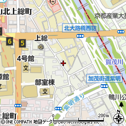 京都府京都市北区小山東花池町14周辺の地図