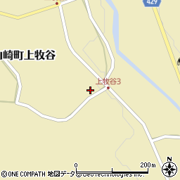 兵庫県宍粟市山崎町上牧谷244周辺の地図