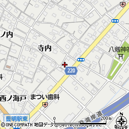 愛知県豊明市阿野町奥屋89-3周辺の地図