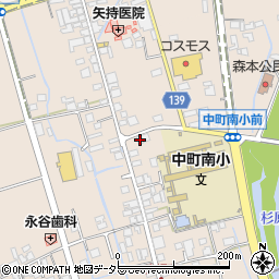 兵庫県多可郡多可町中区安坂15周辺の地図