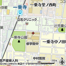 京都市立修学院中学校周辺の地図