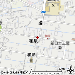 三重県桑名市和泉周辺の地図