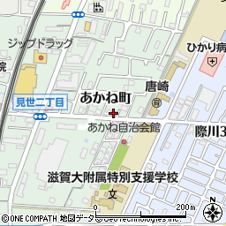 大津あかね郵便局 ＡＴＭ周辺の地図