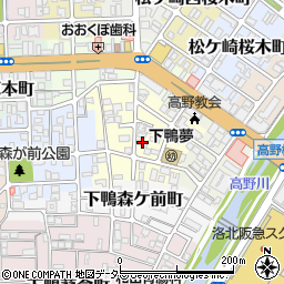 京都府京都市左京区下鴨東高木町20-2周辺の地図