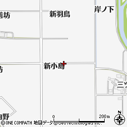 京都府亀岡市河原林町河原尻小島周辺の地図