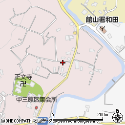 千葉県南房総市和田町中三原340周辺の地図