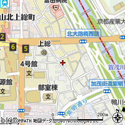 京都府京都市北区小山東花池町12周辺の地図