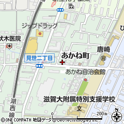 滋賀県大津市あかね町12-28周辺の地図