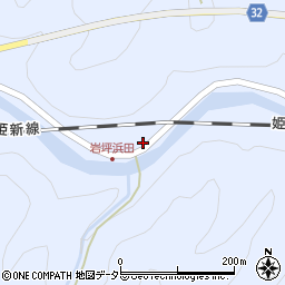 岡山県真庭市月田本124周辺の地図