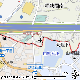 愛知県名古屋市緑区桶狭間南1708周辺の地図