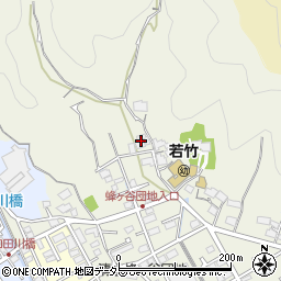 静岡県静岡市清水区蜂ヶ谷561周辺の地図